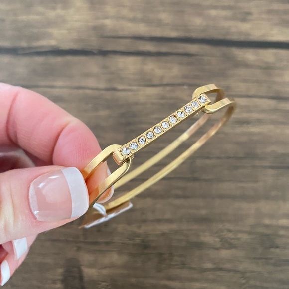 J. Crew Charlotte U Bangle Bracelet - Picture 12 of 13